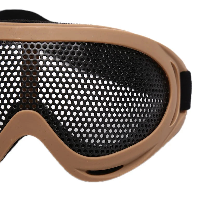 Outdoor Eye Protection Metal Mesh Glasses
