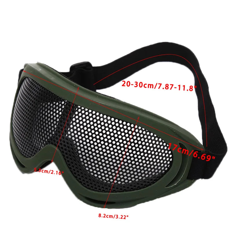 Outdoor Eye Protection Metal Mesh Glasses