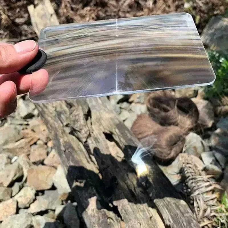 Magnifying Glass Card Fire Starter
