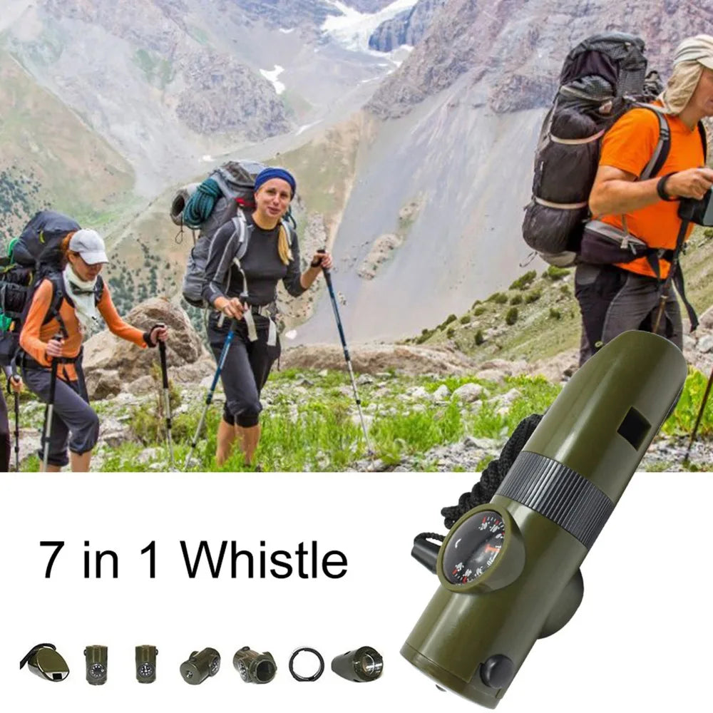 7 in 1 Jungle Survival Whistle