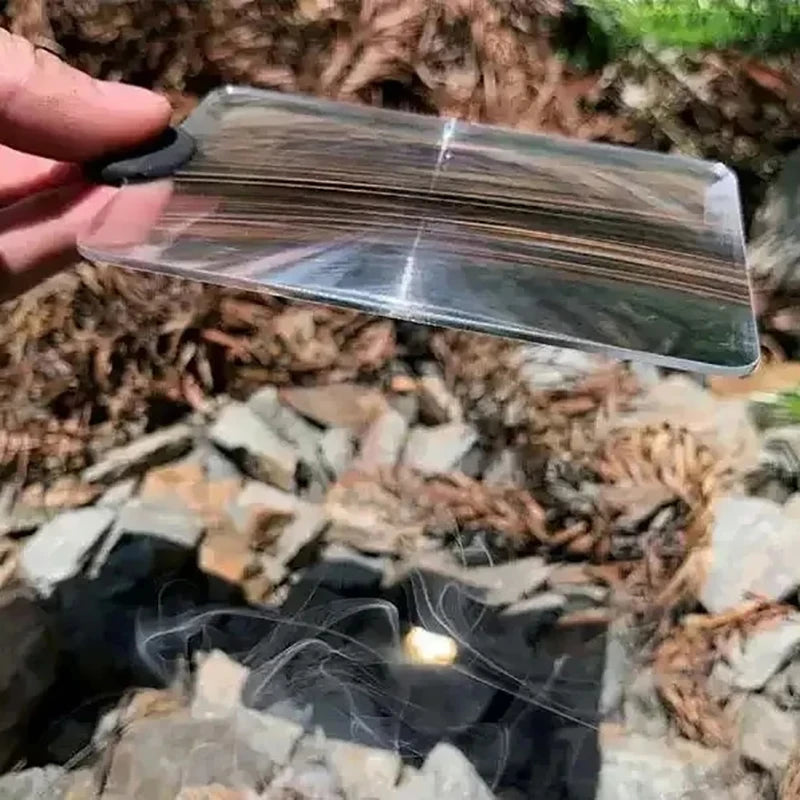 Magnifying Glass Card Fire Starter