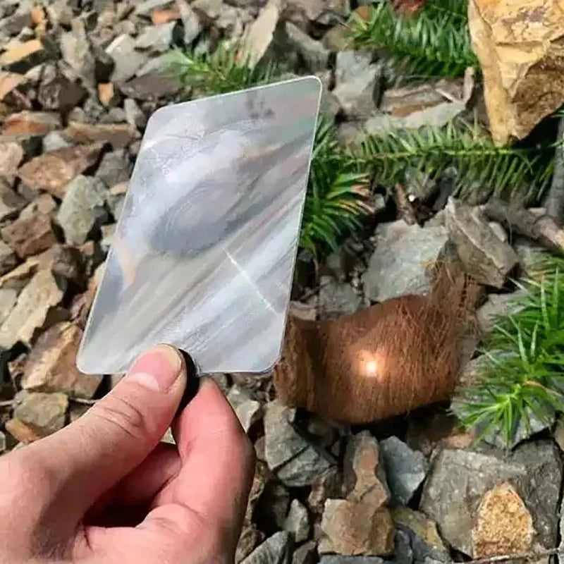 Magnifying Glass Card Fire Starter