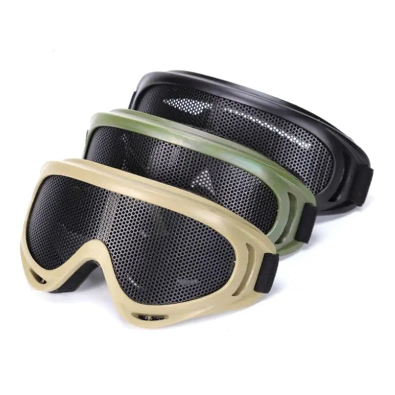 Outdoor Eye Protection Metal Mesh Glasses